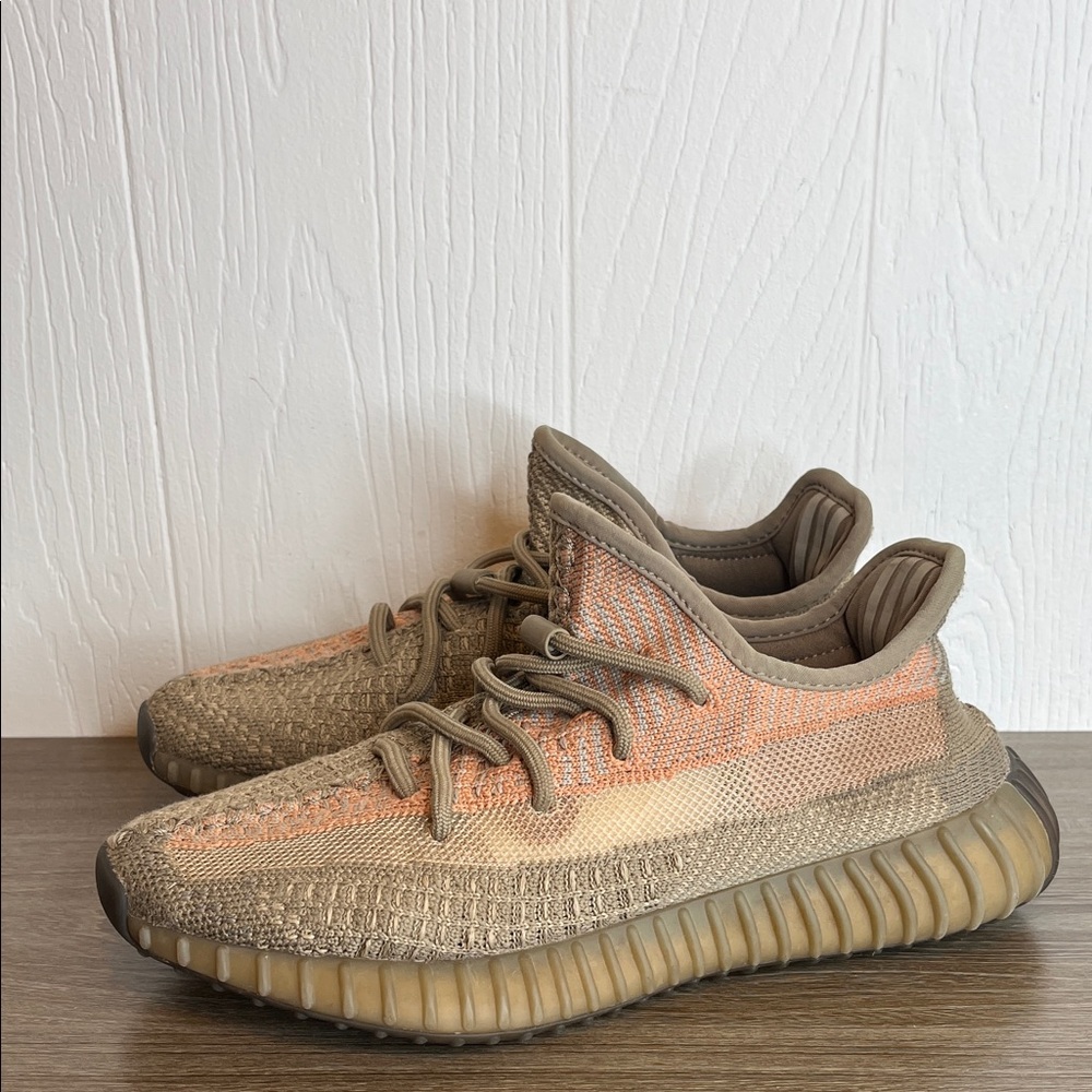 adidas Yeezy Boost 350 V2 Sand Taupe Athletic Shoes Men 6.5/Wo 8 - Picture 3 of 10
